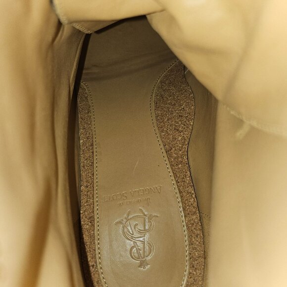 Office of Angela Scott Leather Lace-Up Brogue Ankle Boots Size 39.5 Excellent Co - Picture 11 of 15